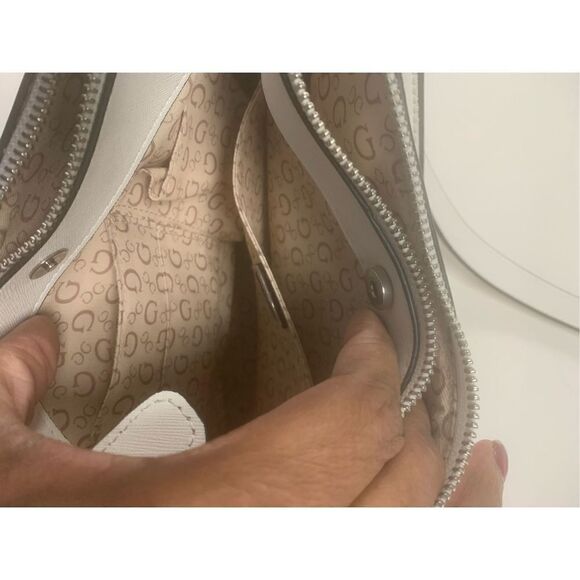 Guess Colorful Monogrammed Handbag - Picture 9 of 12